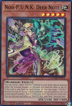 Noh-P.U.N.K. Deer Note⁣ - Battles of Legend: Monster Mayhem⁣ (Ultra Rare)⁣ [076]