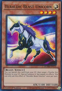 Heraldic Beast Unicorn⁣ - Battles of Legend: Monster Mayhem⁣ (Ultra Rare)⁣ [116]