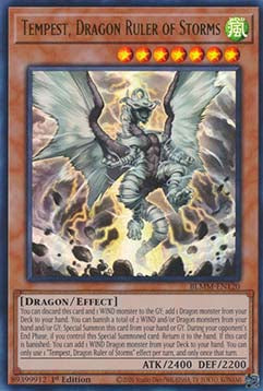 Tempest, Dragon Ruler of Storms⁣ - Battles of Legend: Monster Mayhem⁣ (Ultra Rare)⁣ [120]
