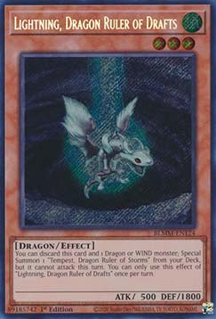Lightning, Dragon Ruler of Drafts⁣ - Battles of Legend: Monster Mayhem⁣ (Secret Rare)⁣ [124]