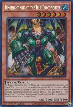 Dinomight Knight, the True Dracofighter⁣ - Battles of Legend: Monster Mayhem⁣ (Secret Rare)⁣ [126]