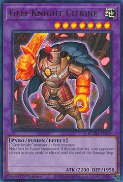 Gem-Knight Citrine⁣ - Battles of Legend: Monster Mayhem⁣ (Ultra Rare)⁣ [139]