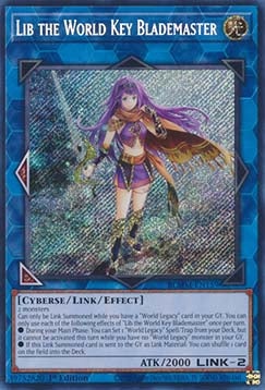 Lib the World Key Blademaster⁣ - Battles of Legend: Monster Mayhem⁣ (Secret Rare)⁣ [159]