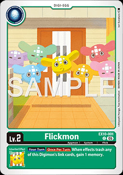 Flickmon (EX10-001) (V.1) - Sinister Order (Common) [001]