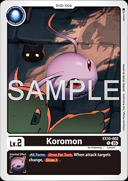 Koromon (EX10-002) (V.1) - Sinister Order (Common) [002]