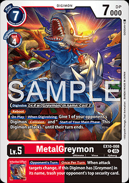 MetalGreymon (EX10-008) - Sinister Order (Rare) [008]