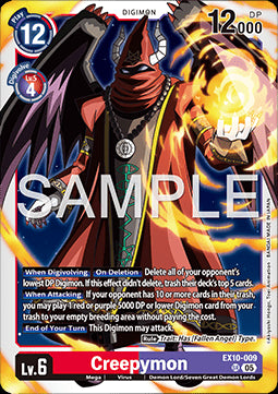 Creepymon (EX10-009) (V.1) - Sinister Order (Super Rare) [009]