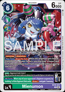 Mienumon (EX10-017) - Sinister Order (Rare) [017]