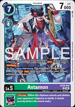 Astamon (EX10-018) - Sinister Order (Rare) [018]