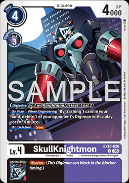 SkullKnightmon (EX10-026) (V.1) - Sinister Order (Uncommon) [026]
