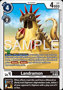 Landramon (EX10-028) (V.1) - Sinister Order (Common) [028]