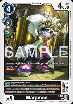 Warpmon (EX10-029) (V.1) - Sinister Order (Common) [029]