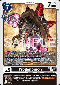 Proganomon (EX10-032) (V.1) - Sinister Order (Common) [032]