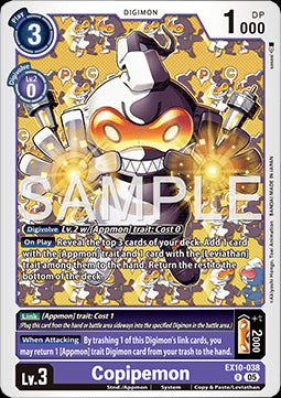Copipemon (EX10-038) - Sinister Order (Rare) [038]