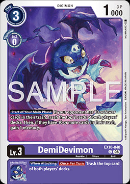 DemiDevimon (EX10-040) (V.1) - Sinister Order (Common) [040]