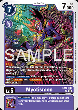 Myotismon (EX10-048) - Sinister Order (Rare) [048]