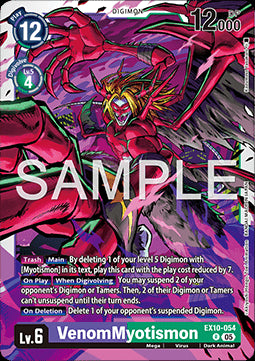 VenomMyotismon (EX10-054) - Sinister Order (Rare) [054]