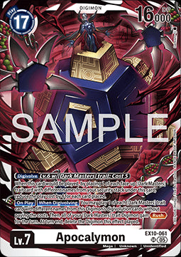 Apocalymon (EX10-061) (V.1) - Sinister Order (Super Rare) [061]