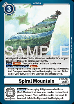 Spiral Mountain (EX10-072) (V.1) - Sinister Order (Common) [072]