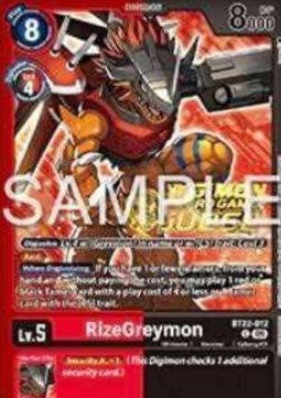 RizeGreymon (BT22-012) - Judge Promos (Alternative Art) [JP-BT22-012]
