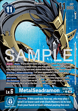 MetalSeadramon (EX10-012) (V.2) - Sinister Order (Alternative Art) [012]