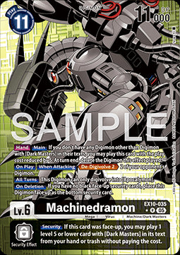 Machinedramon (EX10-035) (V.2) - Sinister Order (Alternative Art) [035]