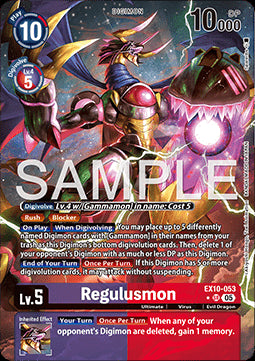 Regulusmon (EX10-053) (V.2) - Sinister Order (Alternative Art) [053]