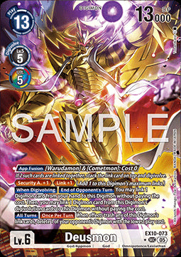 Deusmon (EX10-073) (V.2) - Sinister Order (Alternative Art) [073]