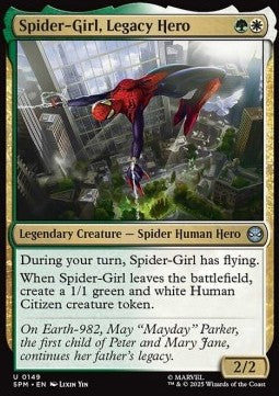 Spider-Girl, Legacy Hero - Magic: The Gathering | Marvel's Spider-Man (Uncommon) [SPM-149]