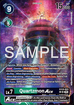 Quartzmon Ace (EX10-023) (V.3) - Sinister Order (Special) [023]