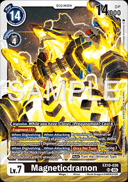 Magneticdramon (EX10-036) (V.1) - Sinister Order (Super Rare) [036]