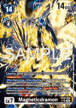 Magneticdramon (EX10-036) (V.2) - Sinister Order (Alternative Art) [036]
