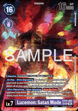 Lucemon: Satan Mode (EX10-060) (V.3) - Sinister Order (Special) [060]
