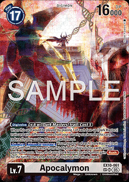 Apocalymon (EX10-061) (V.3) - Sinister Order (Special) [061]