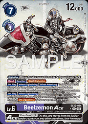 Beelzemon Ace (EX10-074) (V.2) - Sinister Order (Alternative Art) [074]