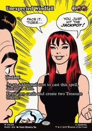 Unexpected Windfall - Magic: The Gathering | Marvel's Spider-Man: Source Material Cards (Mythic) [MAR-29]