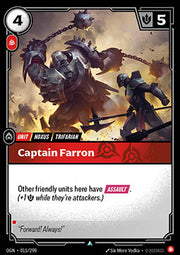Captain Farron - Origins (Uncommon) [OGN-015]