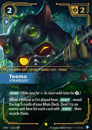 Teemo, Strategist (V.2 - Showcase) - Origins (Showcase) [OGN-121a]