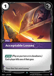Acceptable Losses - Origins (Uncommon) [OGN-179]