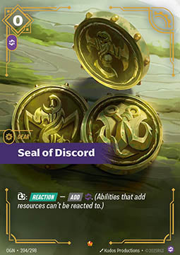 Seal of Discord - Origins (Epic) [OGN-204]