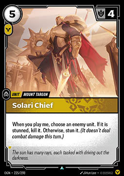 Solari Chief - Origins (Uncommon) [OGN-225]
