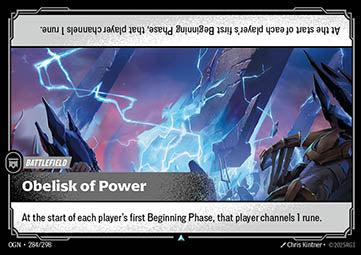 Obelisk of Power - Origins (Uncommon) [OGN-284]