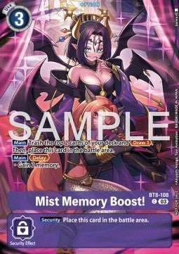 Mist Memory Boost (BT8-108) - Sinister Order (Alternative Art) [BT8-108]