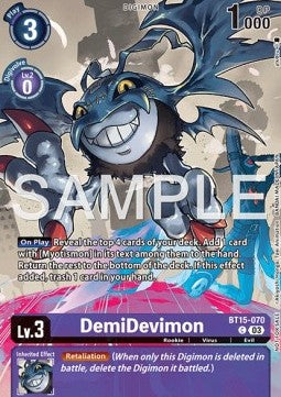 DemiDevimon (BT15-070) - Sinister Order (Alternative Art) [BT15-070]