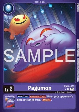 Pagumon (EX10-005) (V.2) - Sinister Order (Alternative Art) [005]