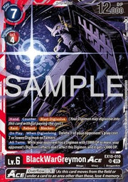 BlackWarGreymon Ace (EX10-010) (V.1) - Sinister Order (Super Rare) [010]