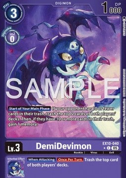 DemiDevimon (EX10-040) (V.2) - Sinister Order (Alternative Art) [040]