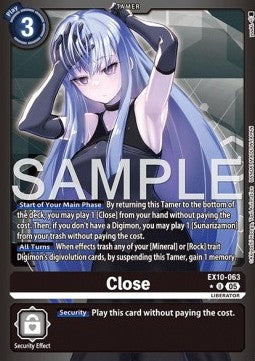 Close (EX10-063) (V.2) - Sinister Order (Alternative Art) [063]