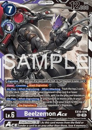 Beelzemon Ace (EX10-074) (V.1) - Sinister Order (Secret Rare) [074]