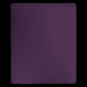 Ultra Pro Vivid Zippered 9-Pocket PRO-Binder (Midnight Plum)